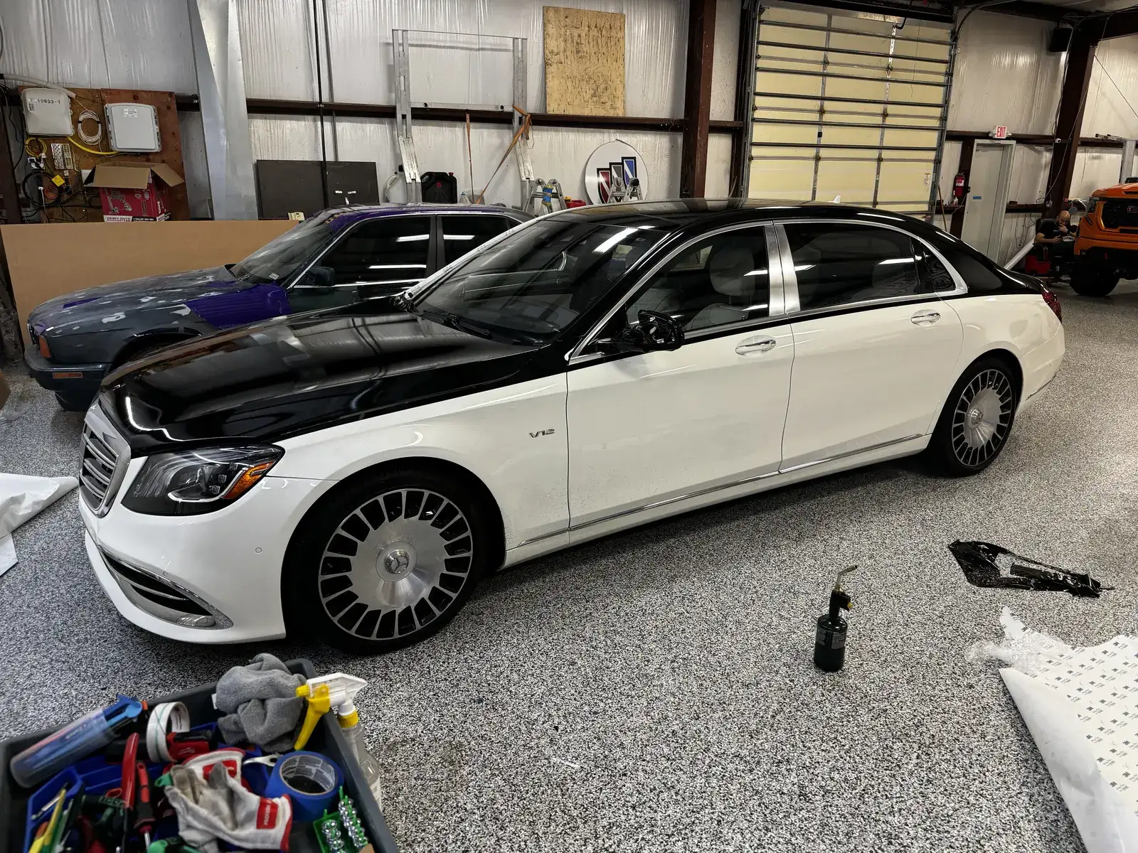 Two-tone executive wrap — Mercedes-Maybach S-Class