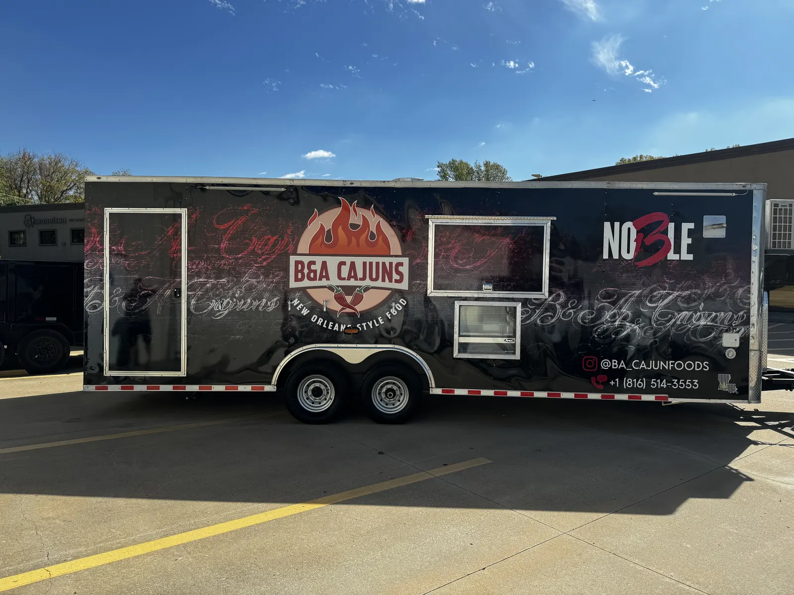 B&A Cajuns food trailer — Food Trailer