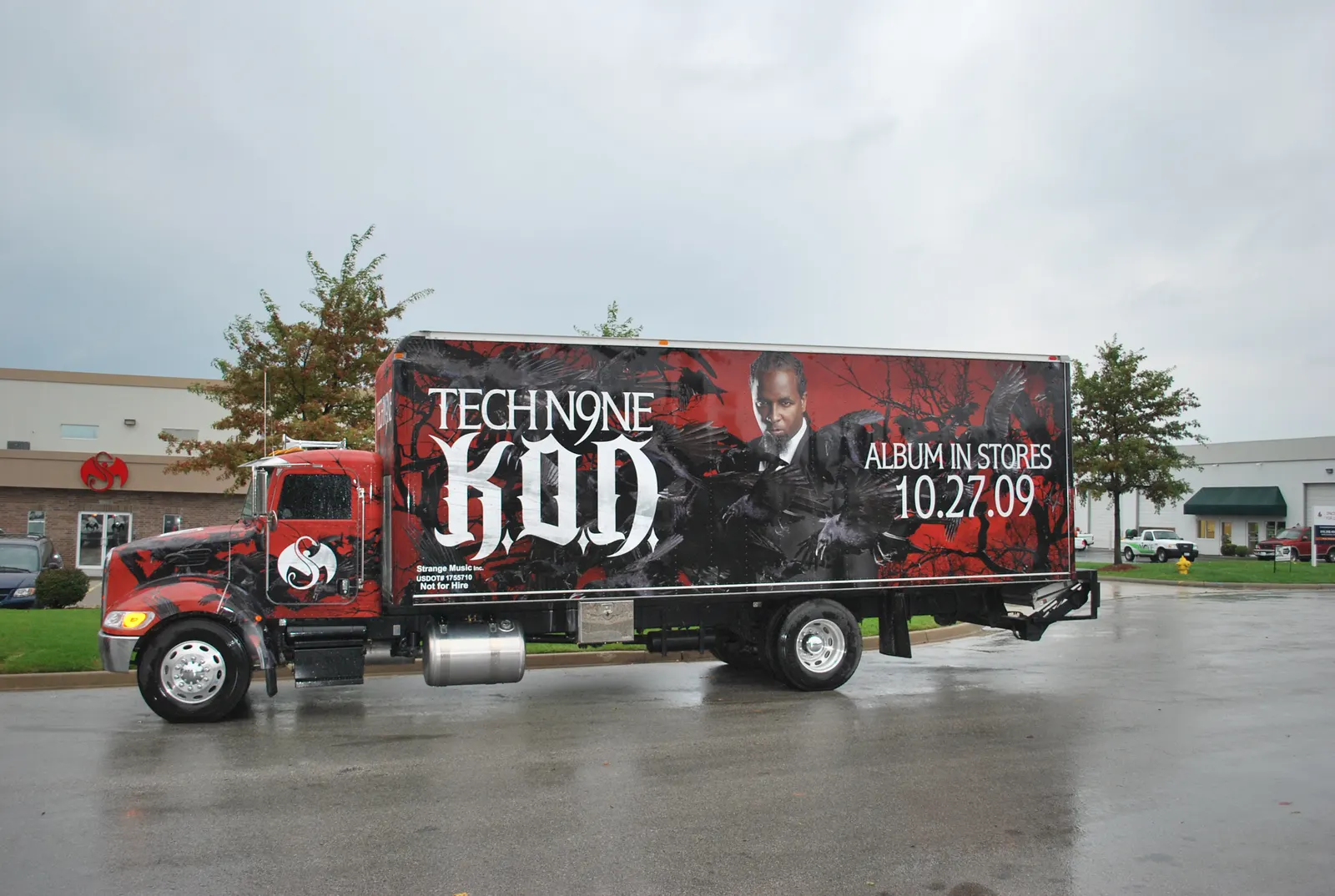 K.O.D. album launch box truck — Box Truck